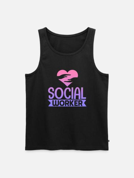 School Social Work Month - Men's Premium Organic Tank Top - black