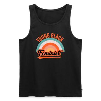 Female Women's Rights Female - Männer Premium Bio Tank Top - Schwarz - Vorne - Michal (187cm)