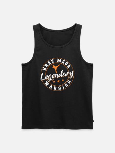 Krav Maga Apparel Israeli Self - Men's Premium Organic Tank Top - black