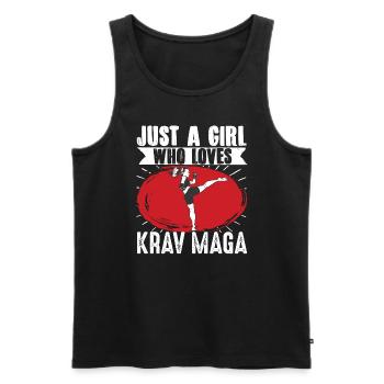 Krav Maga Apparel Israélien Self - Débardeur bio Premium Homme - noir - Devant - Michal (187cm)