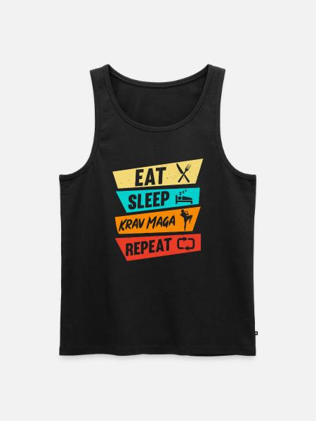 Krav Maga Apparel Israeli Self - Men's Premium Organic Tank Top - black