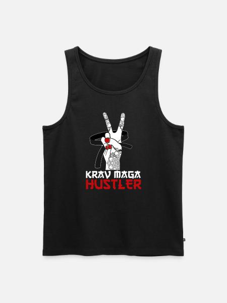 Krav Maga Apparel Israeli Self - Men's Premium Organic Tank Top - black