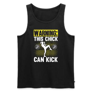 Krav Maga Apparel Israeli Self - Men's Premium Organic Tank Top - black - Front - AI Model Male 178 light (178cm)