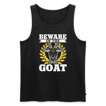 Masonic Freemasonry Fraternal - Männer Premium Bio Tank Top - Schwarz - Vorne - Michal (187cm)