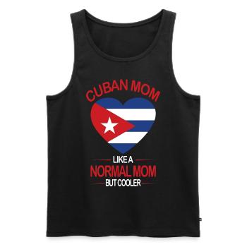 Kuba Flagge - Männer Premium Bio Tank Top - Schwarz - Vorne - Michal (187cm)