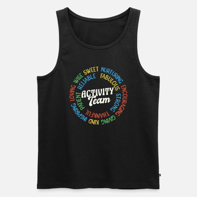 Activity Squad Activity Director - Männer Premium Bio Tank Top - Schwarz