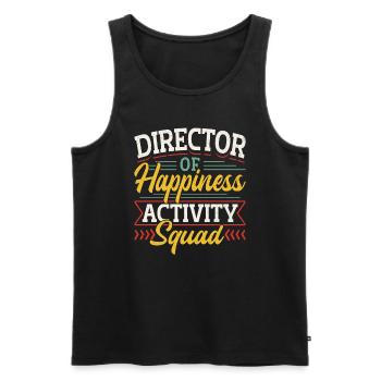 Activity Director Appreciation - Männer Premium Bio Tank Top - Schwarz - Vorne - AI Model Male 178 light (178cm)