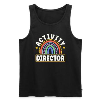Activity Director Appreciation - Männer Premium Bio Tank Top - Schwarz - Vorne - AI Model Male 178 light (178cm)