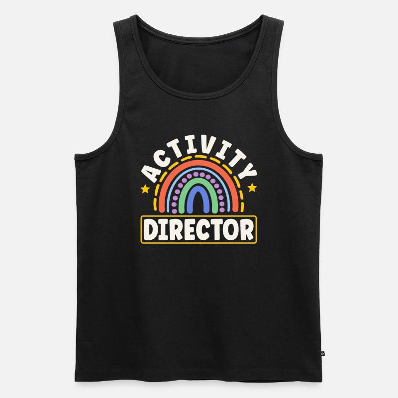 Activity Director Appreciation - Männer Premium Bio Tank Top - Schwarz