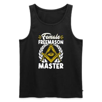 Masonic Freemasonry Fraternal - Männer Premium Bio Tank Top - Schwarz - Vorne - AI Model Male 178 light (178cm)