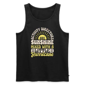 Activity Director Appreciation - Männer Premium Bio Tank Top - Schwarz - Vorne - AI Model Male 178 light (178cm)
