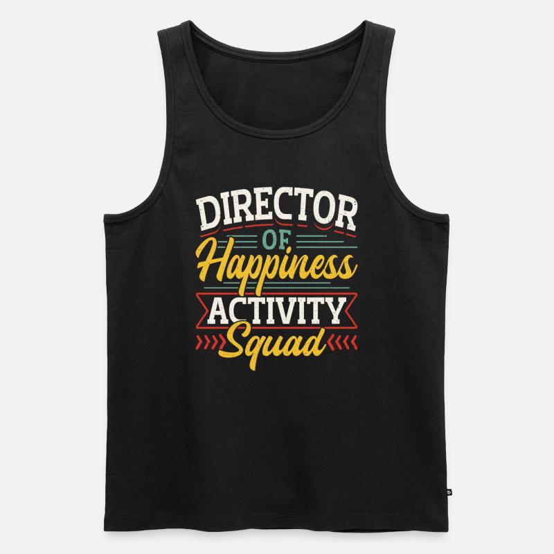 Activity Director Appreciation - Männer Premium Bio Tank Top - Schwarz