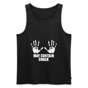 Bouldering Kletterer Geschenke Boulder Kletter - Männer Premium Bio Tank Top - Schwarz - Vorne - Michal (187cm)