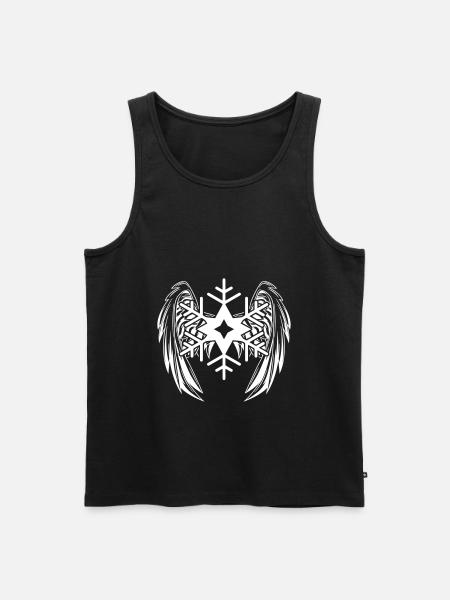 snowflake wings - Men's Premium Organic Tank Top - black
