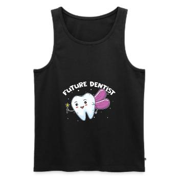 Dentist Dentist Dental Assistant Dentist - Men's Premium Organic Tank Top - black - Front - AI Model Male 178 light (178cm)