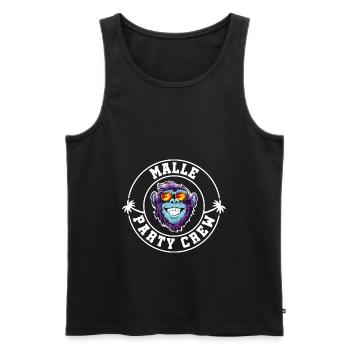 Malle Party Crew Affe Affe - Männer Premium Bio Tank Top - Schwarz - Vorne - Michal (187cm)