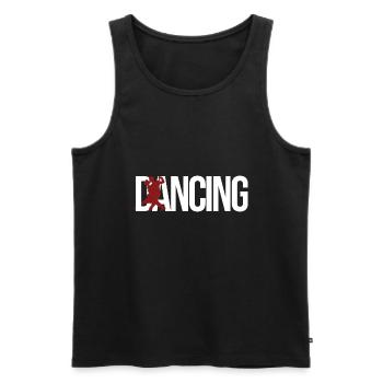 Breakdancing Tanzen für Tänzer - Männer Premium Bio Tank Top - Schwarz - Vorne - Michal (187cm)