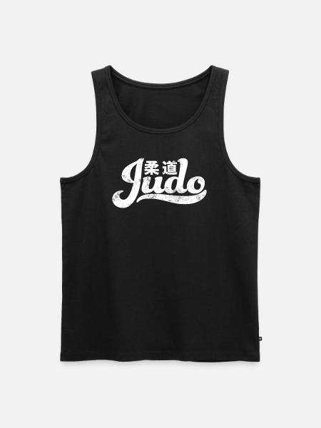 Judo - Männer Premium Bio Tank Top - Schwarz
