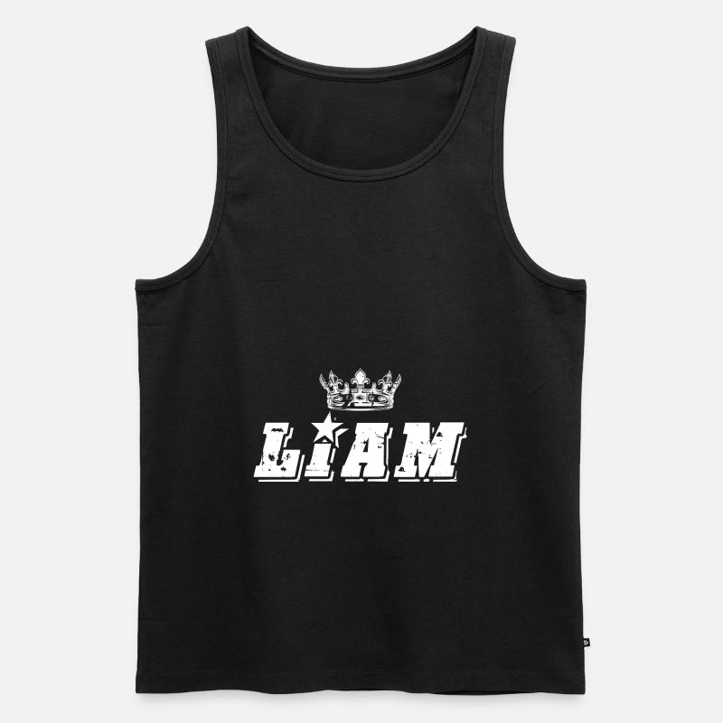 Liam - Männer Premium Bio Tank Top - Schwarz