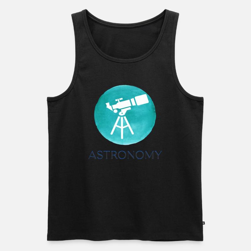 Astronomie - Männer Premium Bio Tank Top - Schwarz