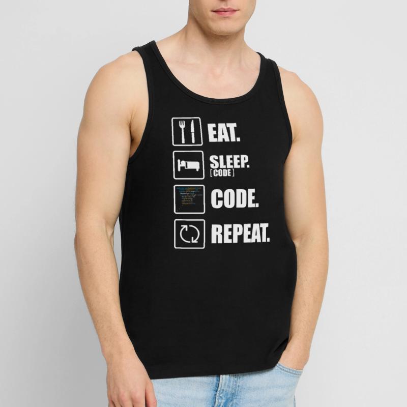 Informaticien drôle programmeur coder Débardeur bio Premium Homme