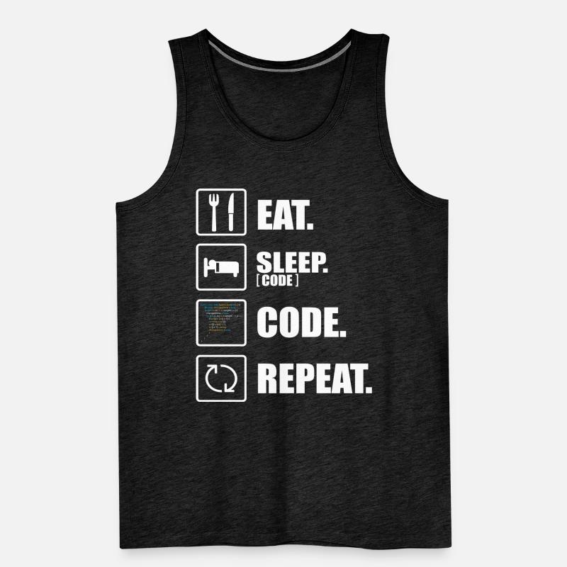 Informaticien drôle programmeur coder Débardeur bio Premium Homme