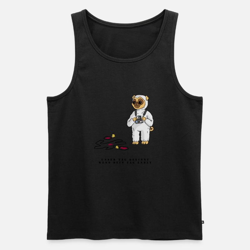 Spurensicherung - Kripo Polizei Kriminaltechnik - Männer Premium Bio Tank Top - undefined