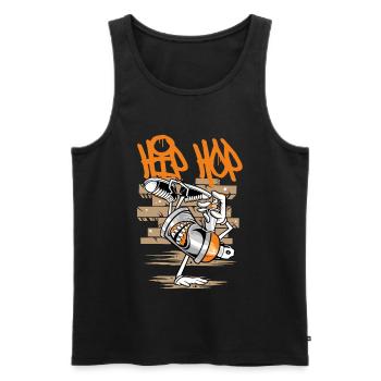 Breakdance B-Boy Streetdance Design Hip Hop Dance - Männer Premium Bio Tank Top - Schwarz - Vorne - AI Model Male 178 light (178cm)