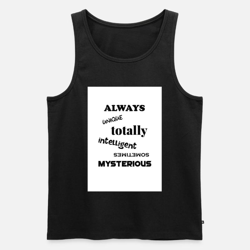 Autismus - Männer Premium Bio Tank Top - Schwarz