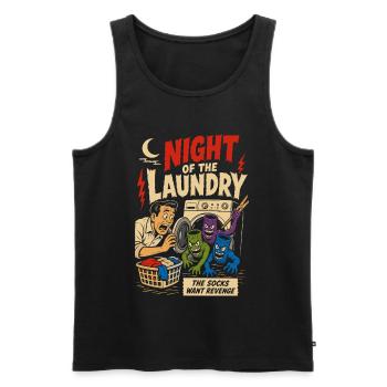 Night of the Revenge Socks - Men's Premium Organic Tank Top - black - Front - Michal (187cm)