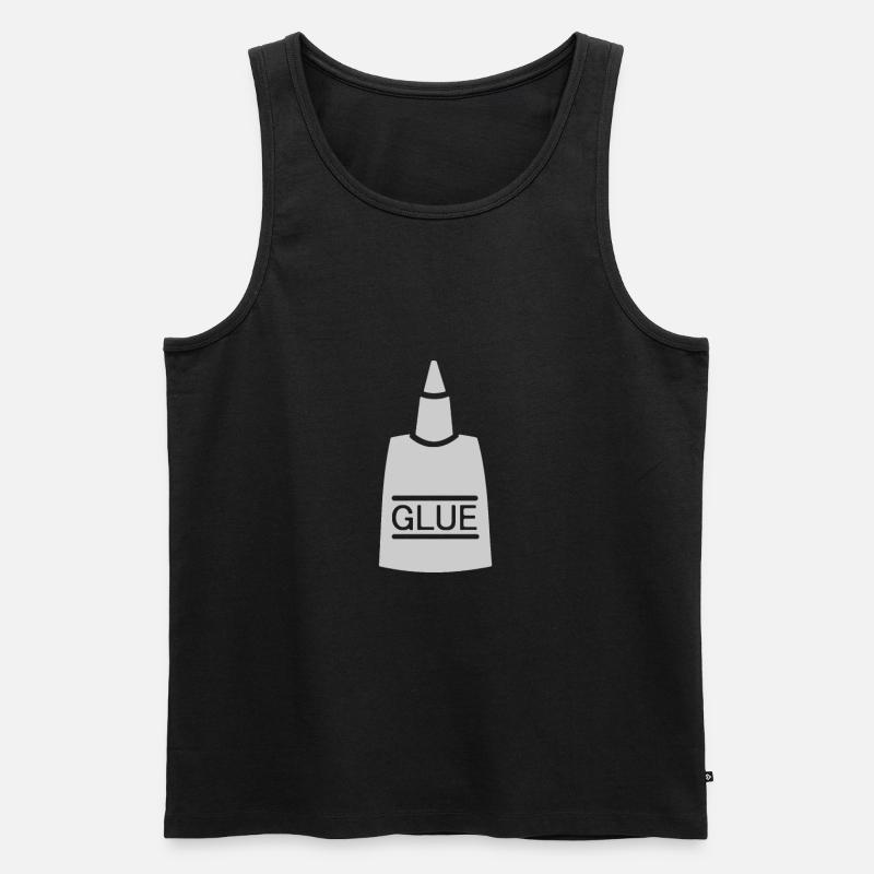 Kleber - Männer Premium Bio Tank Top - Schwarz