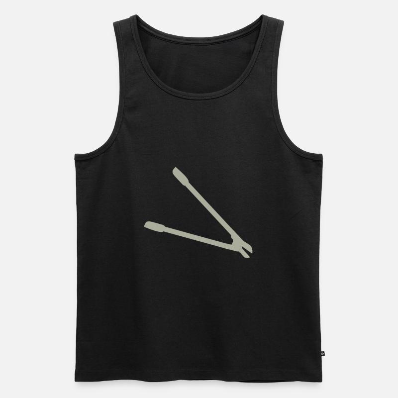 Gartenschere Geschenkidee - Männer Premium Bio Tank Top - Schwarz