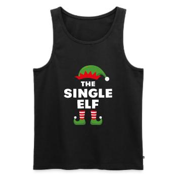 Der einzelne Elf - Männer Premium Bio Tank Top - Schwarz - Vorne - Michal (187cm)