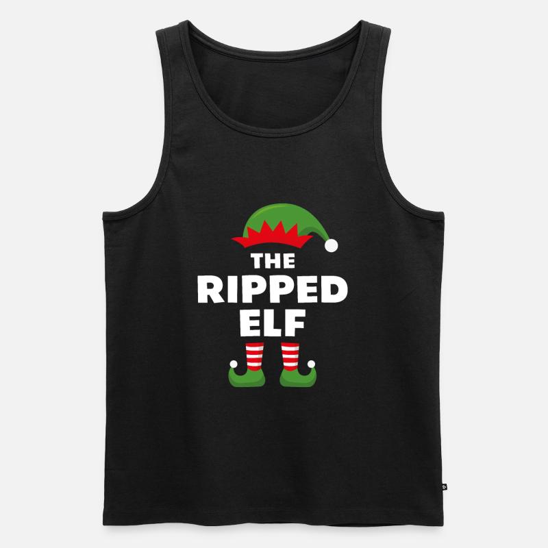 Der zerrissene Elf - Männer Premium Bio Tank Top - Schwarz