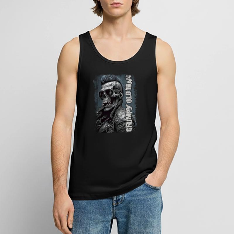 Grumpy old man Männer Premium Bio Tank Top