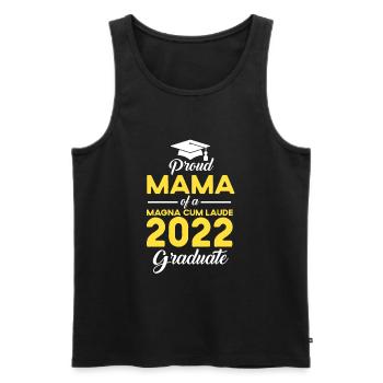 Proud Mama 2022 Magna laude Graduate Class vo - Men's Premium Organic Tank Top - black - Front - Michal (187cm)