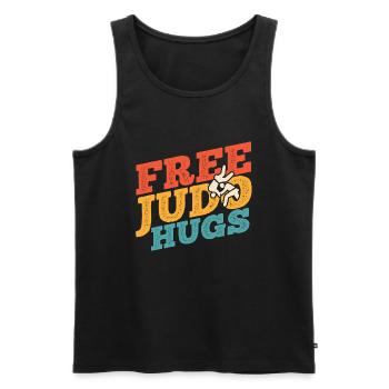 Japanischer Kampfsport Judo - Männer Premium Bio Tank Top - Schwarz - Vorne - Michal (187cm)