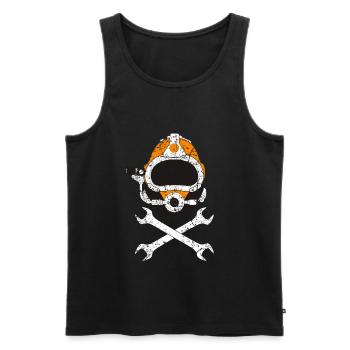palombaro sub Scuba tauchen Schnorchelarbeit Taucher - Männer Premium Bio Tank Top - Schwarz - Vorne - AI Model Male 178 light (178cm)