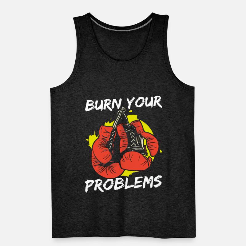 Problem Lustig Kein Problem Das geringere Übel Männer Premium Bio Tank Top
