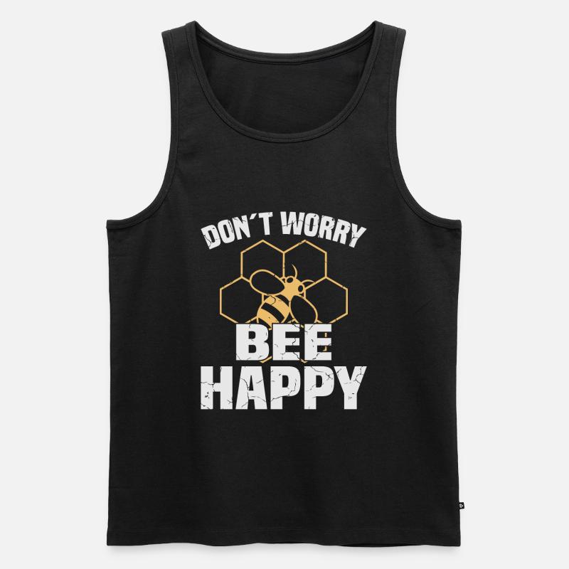 Imker Spruch - Männer Premium Bio Tank Top - Schwarz