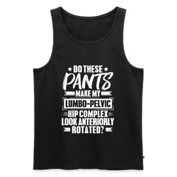 Physiotherapie Physiotherapeut Physiotherapeutin - Männer Premium Bio Tank Top - Schwarz - Vorne - Michal (187cm)