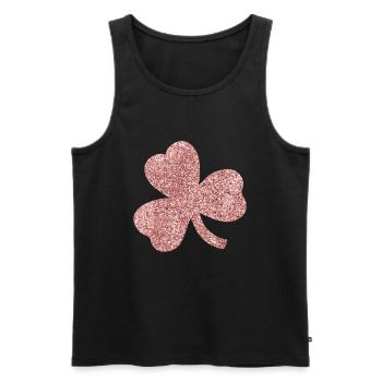 St. Patrick's Day Irland Geschenkidee Kleeblatt - Männer Premium Bio Tank Top - Schwarz - Vorne - Michal (187cm)