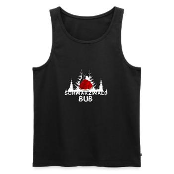 Bub ,schwarzwald ,Jäger,wald,schwarzwald bub - Männer Premium Bio Tank Top - Schwarz - Vorne - AI Model Male 178 light (178cm)