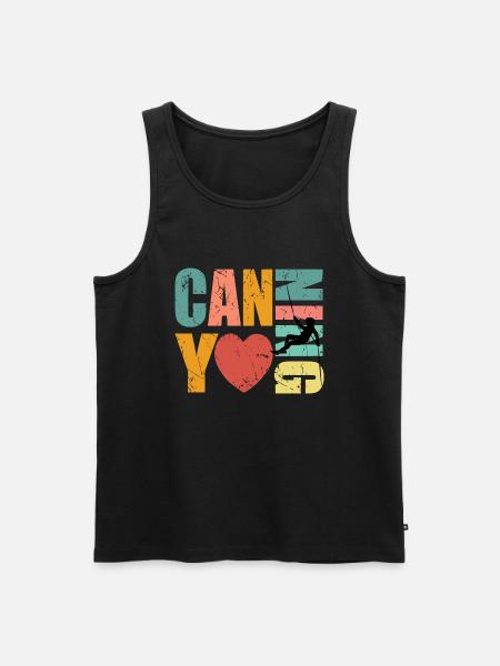 Canyoning Lover Canyoneer - Men's Premium Organic Tank Top - black