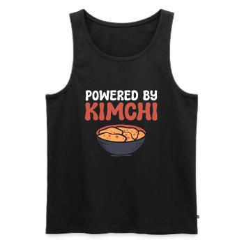Kimchi -Liebhaber Kochen - Männer Premium Bio Tank Top - Schwarz - Vorne - Michal (187cm)