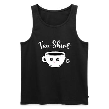 Tee-Shirt süß - Männer Premium Bio Tank Top - Schwarz - Vorne - Michal (187cm)