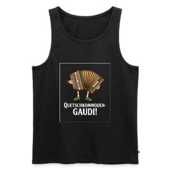 Squeeze chests of drawers fun ! - Men's Premium Organic Tank Top - black - Front - AI Model Male 178 light (178cm)