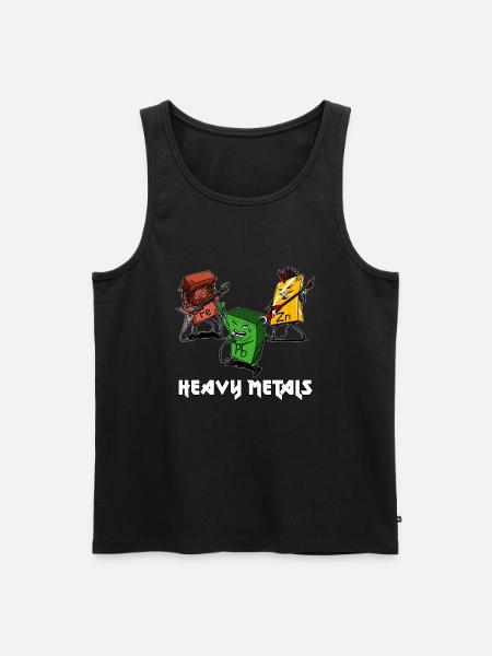 Chemistry Heavy Metals Science - Men's Premium Organic Tank Top - black