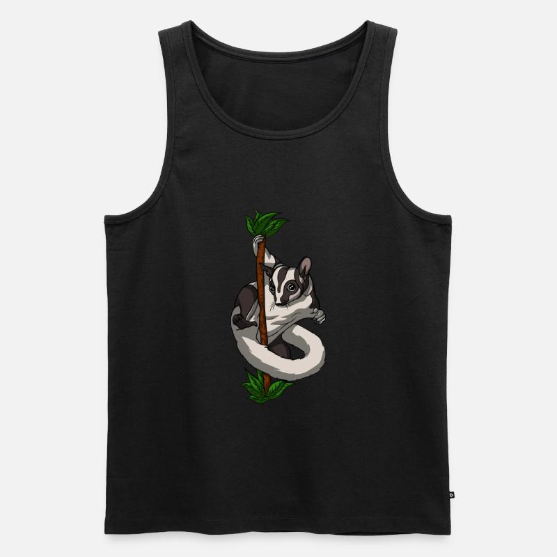 Sugar Glider Pole Dancing Animal - Männer Premium Bio Tank Top - Schwarz