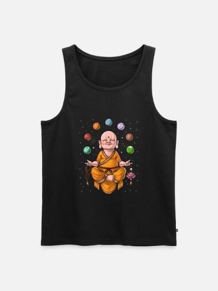 Baby Buddha - Men's Premium Organic Tank Top - black